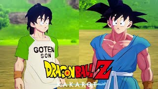 Dragon Ball Z Kakarot DLC 6  Goku vs Goten 4K 60FPS (Goku’s Next Journey)