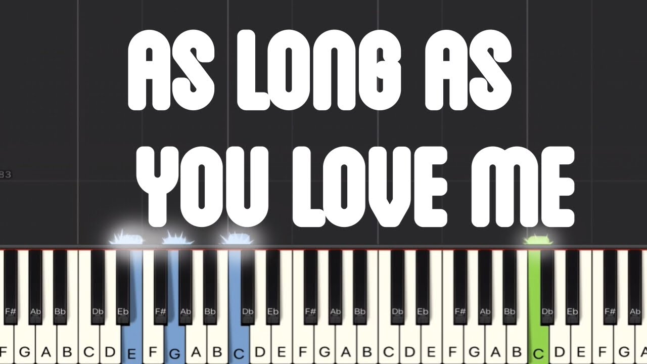 Backstreet Boys - As Long As You Love Me Piano Tutorial | Medium