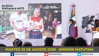 🔴 #EnVivo |  Conferencia Mañanera de la Presidenta Claudia Sheinbaum | Martes 25 de Agosto 2026
