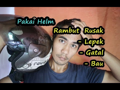 Video: Apakah memakai helm menyebabkan rambut rontok?