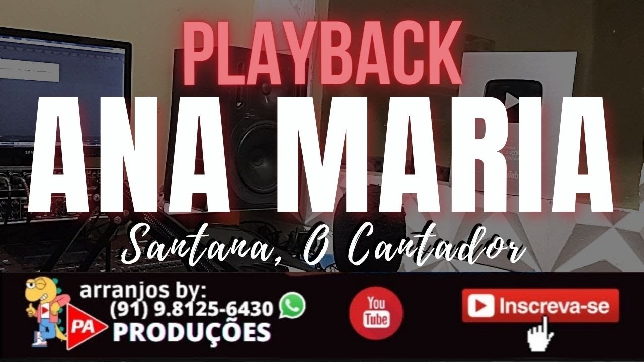 Playback Ana Maria (Santana, O Cantador) YouTube Playback Ana Maria (Santana, O Cantador) YouTube
