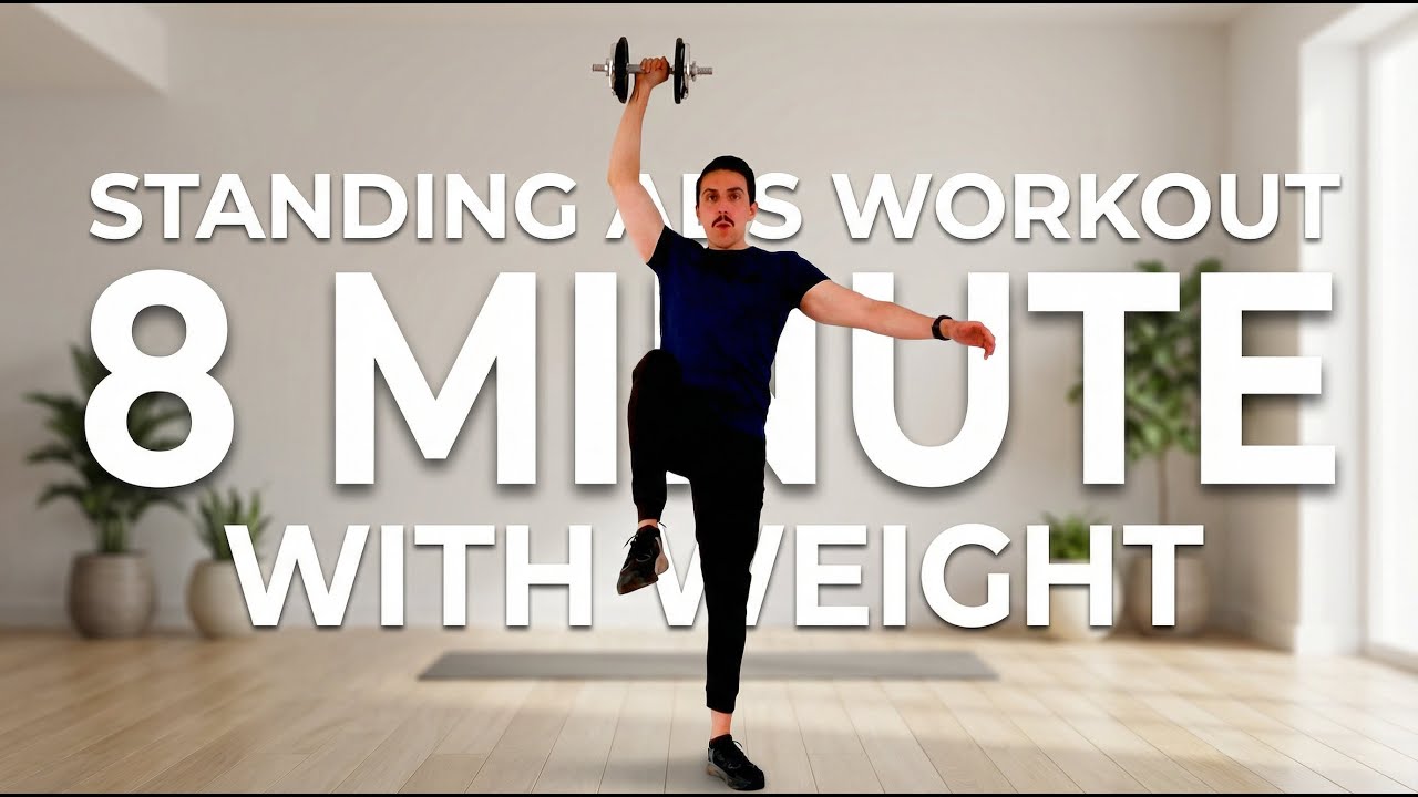 Standing Abs Workout with Weights