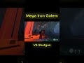 Mega Iron Golem VS shotgun  #hytale #shorts