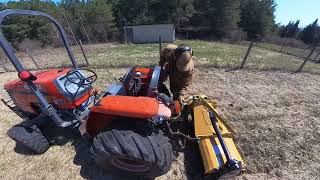 Re:Vineyard - Season 01 Episode 08 - Using the CountyLine 5 ft. Rotary Tiller for the First Time!