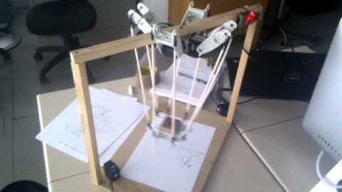 Delta Robot Axis Demonstration 3