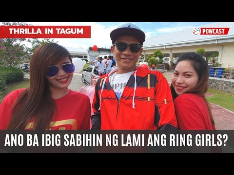 Thrilla in Tagum Motorcade | Yung Mga Ring Girls Game na Game Sa Pag Promote | Waminal vs Siwach