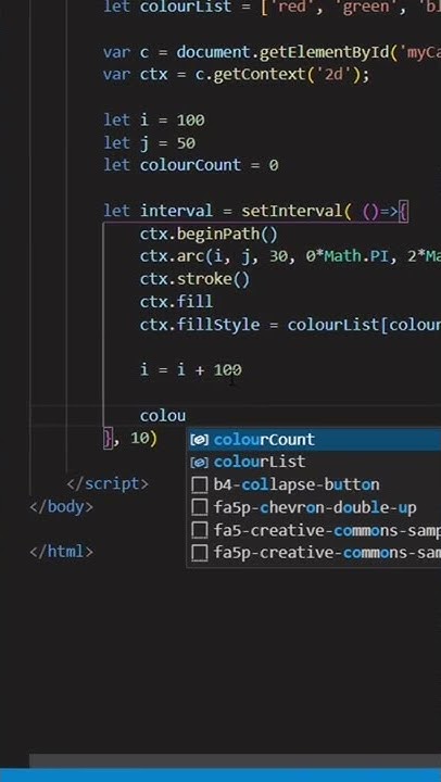 Raining circles in javascript | only coding | javascript codes - YouTube