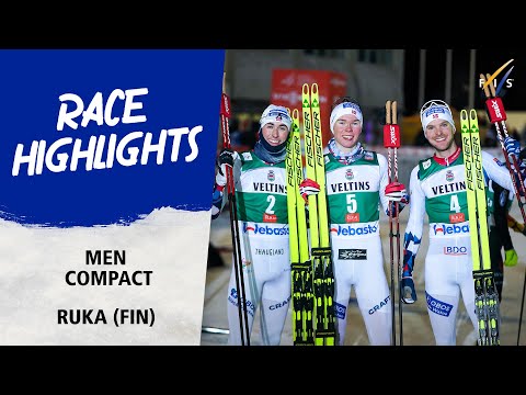 Norway sweeps the podium in first ever Men Compact Ruka 2023 | FIS Nordic Combined World Cup 23-24