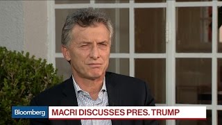 Argentina’s Macri Says There’s Space to Deepen U.S. Ties