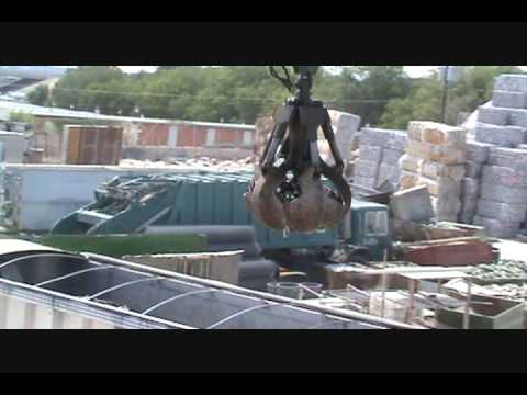 Loading Out Glass at Green Guy Recycling