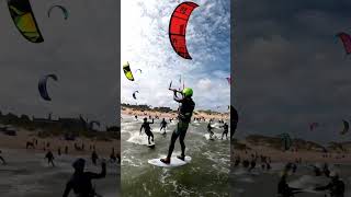 Wild water kitsurfing #kit #kitsurfing #belgium #nature #sport #surf #surfing #6bft #life #action