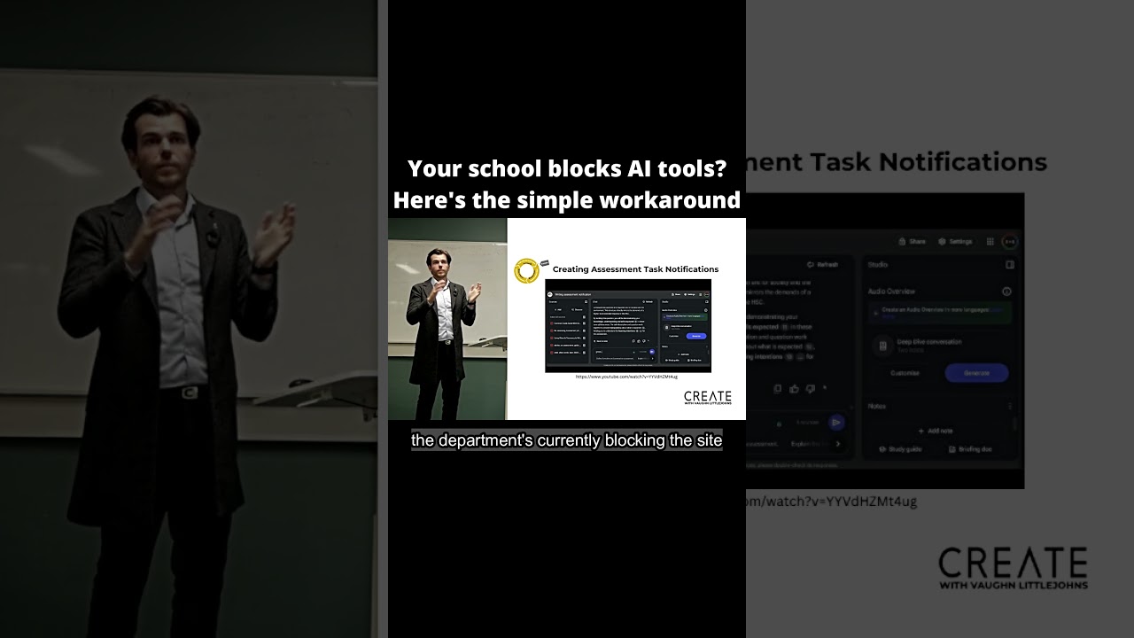 Your school blocks AI tools? Here's the simple workaround