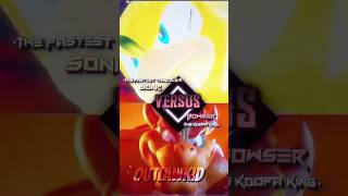 Sonic Vs Bowser
