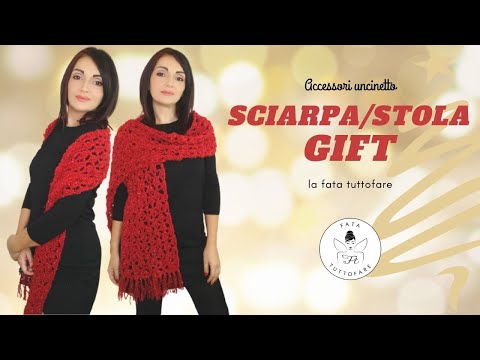 Sciarpa natalizia da donna, morbida, classica, per festa di