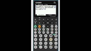 SolveN vs Solver. Casio fx CG100 Short Tutorial #casio  #ibdp #maths