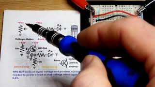 NPN BJT Emitter Follower Good Oscilloscope Measurement Spots