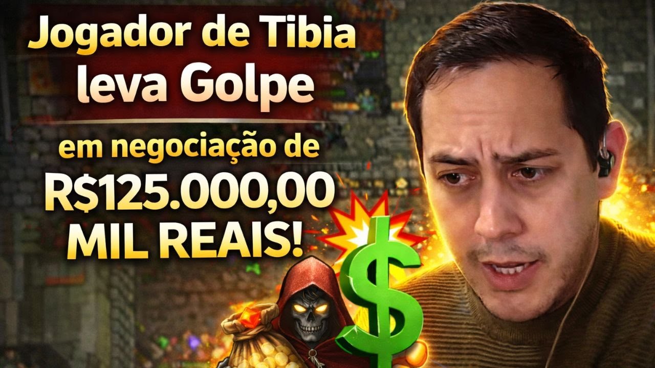 Tibia Golpe Tibia: Jogador LEVA GOLPE EM UMA TRANSAÇÃO NO VALOR DE 125,000 MIL ...