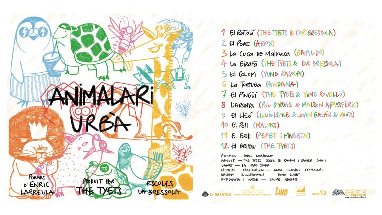 ANIMALARI URBÀ (DISC COMPLET) Produït per The Tyets