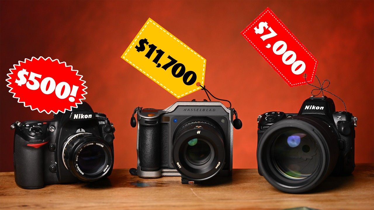2 Light Portrait SHOOT OUT - D700 vs Z8 vs X2DII - YouTube