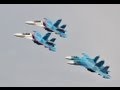 Авиашоу и "Соколы России" Миг-29 и Су-27
