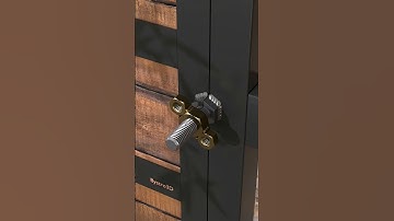 Smart Door Lock Made From Nut & Bolt 🔩 | Unique 3D Lock Mechanism Animation #shorts