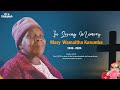 In loving memory of mary wamaitha karumba