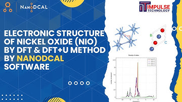 Electronic structure of Nickel oxide (NiO) by DFT & DFT+U method by NanoDCAL Software