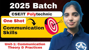 Unit-1 Communication Skills | 12 Marks  Confirmed | One Shot Revision with Important Questions