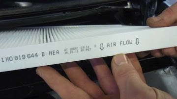 VW Passat 3B pollen filter change - "How to"