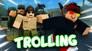 TROLLING IN ROBLOX MILITARY ROLEPLAY