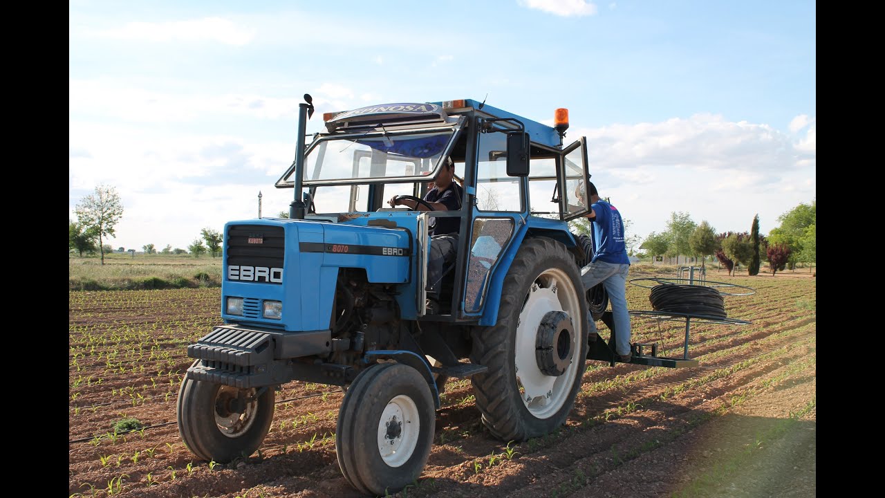 Ebro Kubota 8070 Extendiendo Goteo para Maíz GoPro Hero3+ Silver