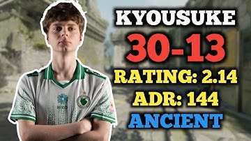 CS2 POV | KYOUSUKE (30-13) FACEIT RANKED (ANCIENT) | VOICELESS