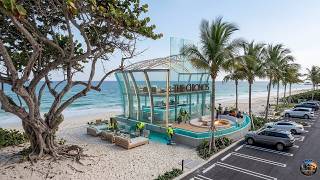 From Empty Beach to a Futuristic 5M Café Luxury Beachfront Construction Timelapse