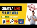 How To Create Link Or Url For Video Convert Video To Link