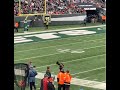 Antonio Brown leaves during game. full video