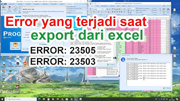 error Program kasir ipos saat export data barang dari excel || error code 22505  23503