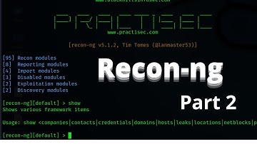 Recon-ng- Complete Tutorial Part 2[Hindi]