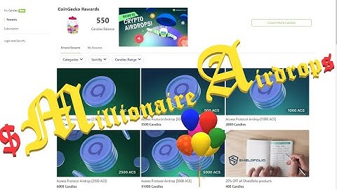 How To Claim Access Protocol $ACS Token Airdrop - Coingecko Candies | Coingecko Airdrop #coingecko