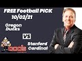Free Football Pick Oregon Ducks vs Stanford Cardinal Picks, 10/2/2021 College Football
