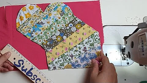 Handmade patchwork idea from scrap fabric🌷 Christmas gift 💃cutting and stitching