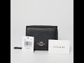 COACH Small Trifold Wallet コーチ ミニ財布 3つ折り財布 F37968 IMBLK ブラック