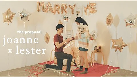 joanne x lester | marriage proposal vlog ~