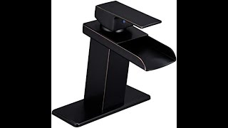 Review Bathfinesse Oil Rubbed Bronze Bathroom Faucet Waterfall Faucet