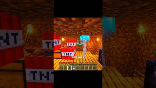 Enderman Helped Me, Skeleton Tried to Destroy Me 😱🔥 #trending #minecraft #shorts