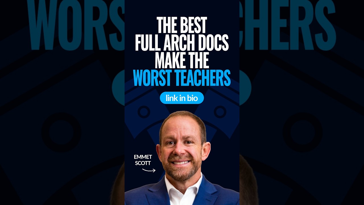 ⁣The Best Full Arch Docs Make the Worst Teachers #shorts
