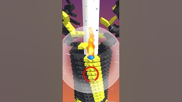 😍 STACK BALL 3D NONSTOP DROP 🔥#stackball #gameplay