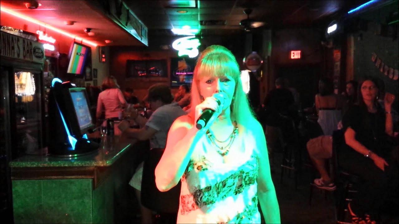 Donna's Bar Karaoke Connie "White Liar" YouTube