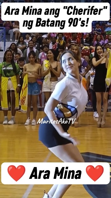 WOW! ARA MINA ANG CHERIFER NG BATANG 90'S!❤️ #aramina #shorts @MaritesAkoTV