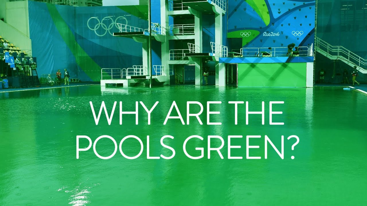 Why are the Olympic diving pools green? Olympic Games Rio ...