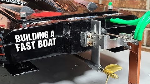 Fixing Bent Rudder & Modifying The Strut For All Out Speed Proboat Blackjack 42